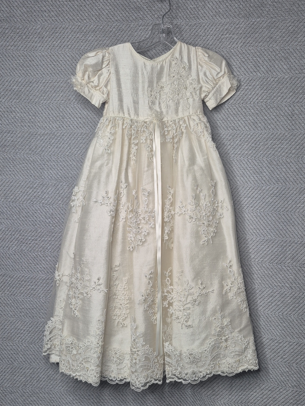 NWOT Vintage Piccolo Bacio Luxury Heirloom Christening Baptism Gown Bonnet 6M